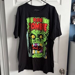 Rob Zombie 2018 Concert Rock Band Tour Tee Size XXL